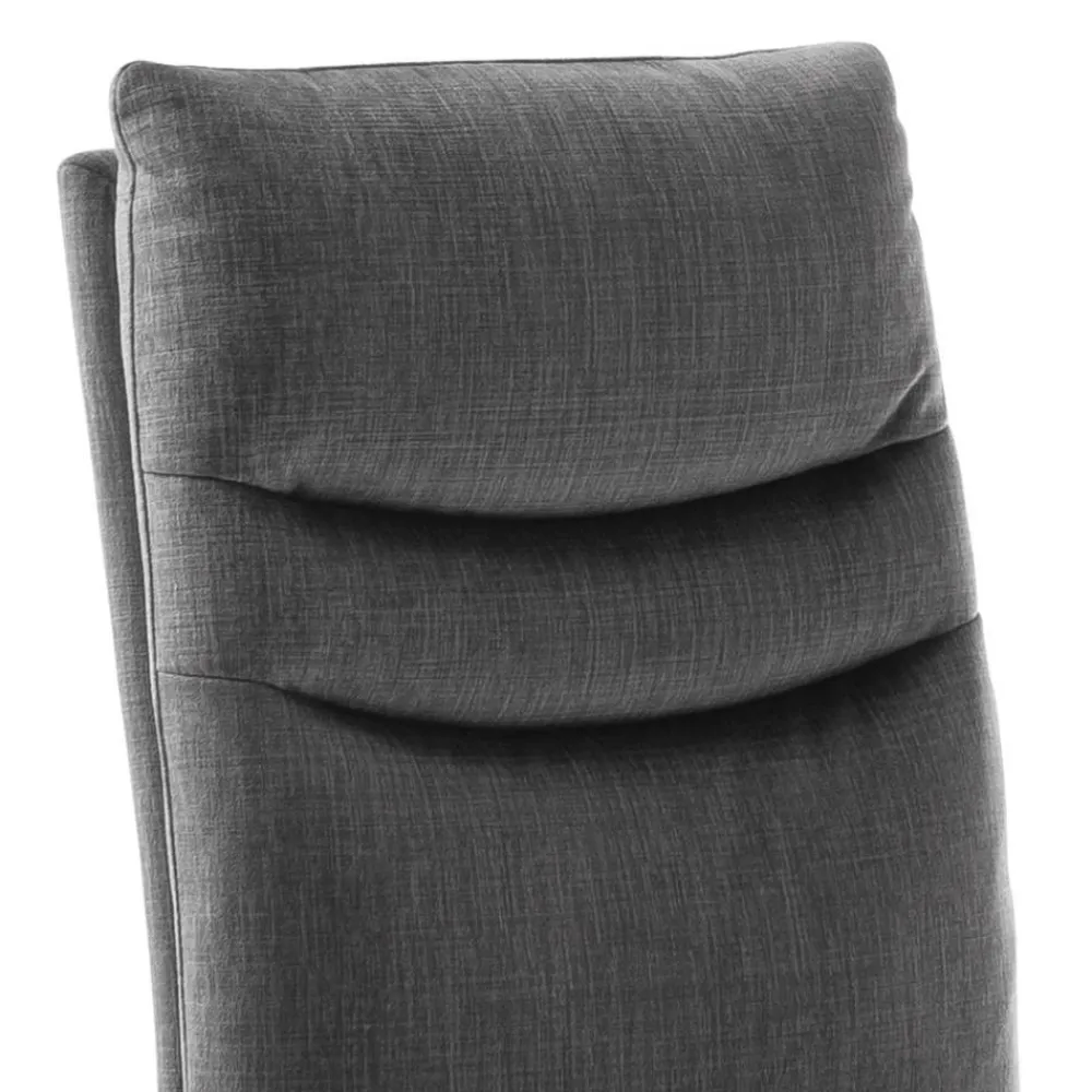 Wohnen Sessel<Velours-Freischwinger in Anthrazit - Vioriga (2er Set)