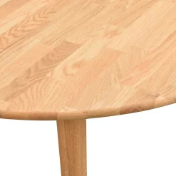 Wohnen Tische<Verlängerbarer Holztisch mit ovaler Platte - Julisch