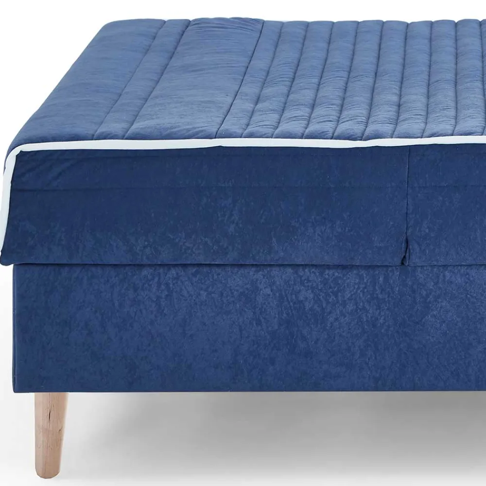Wohnen Betten<Verstellbare Daybed Polsterliege in Blau Samt - Blackbird