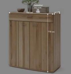 Wohnen Highboards<Vertiko in Kernbuche - Hippa