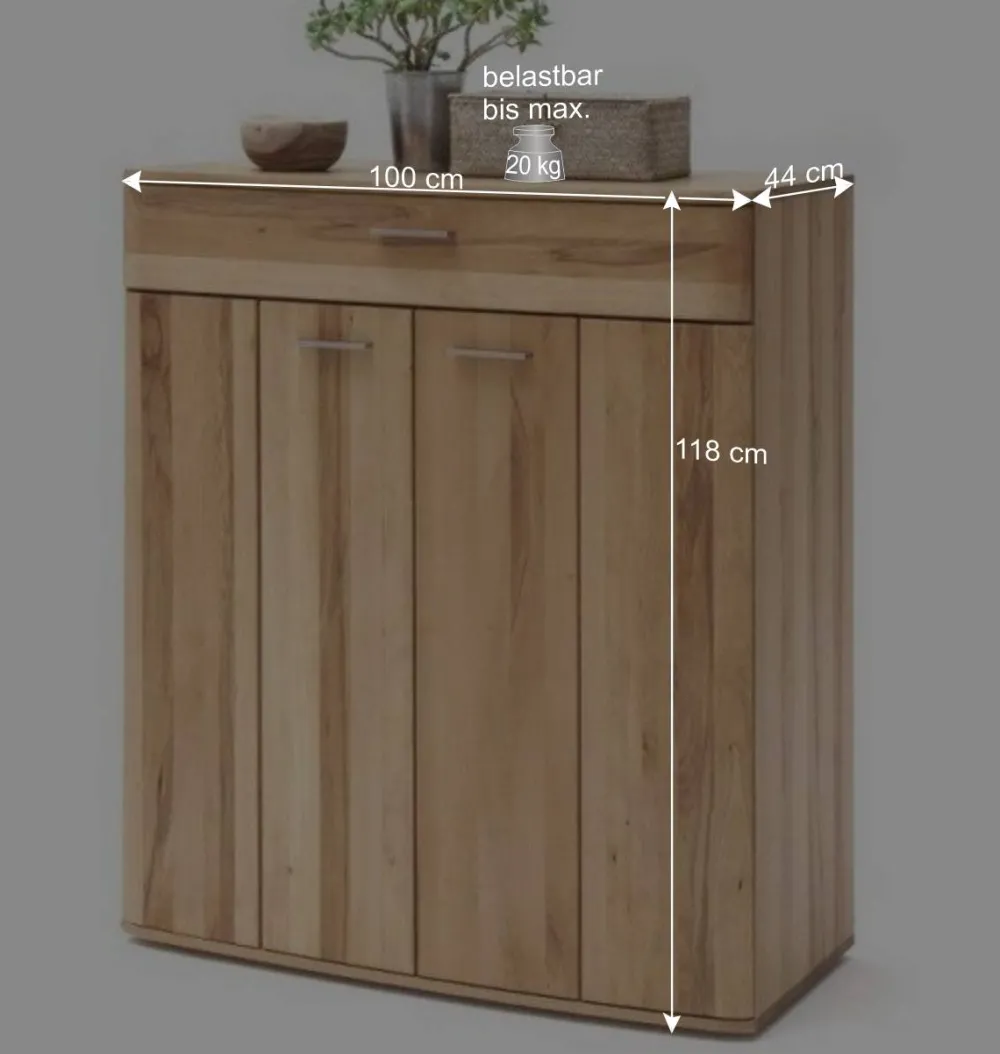 Wohnen Highboards<Vertiko in Kernbuche - Hippa