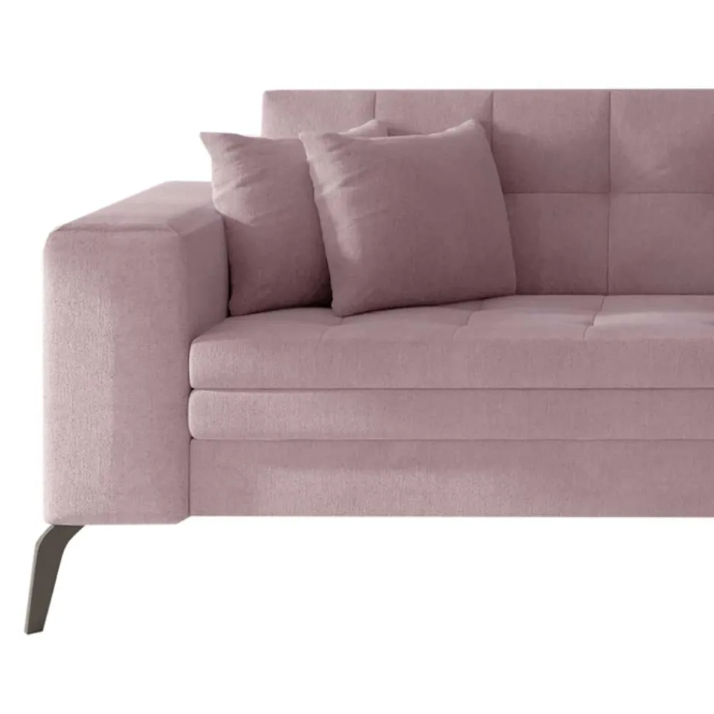 Wohnen Sofas<Viersitzer Funktionssofa in Hellrosa - Tribial