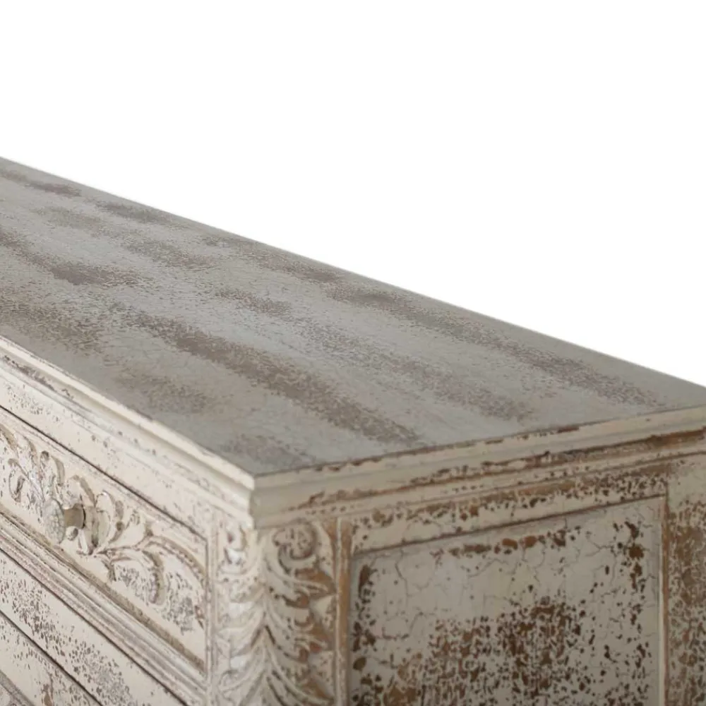 Wohnen Sideboards<Vintage Design Anrichte in Holz White Wash - Perolyn