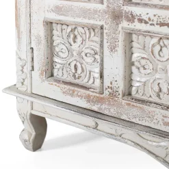 Wohnen Sideboards<Vintage Design Anrichte in Holz White Wash - Perolyn
