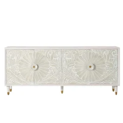 Wohnen Sideboards<Vintage Design Sideboard aus Mango Massivholz - Triboot
