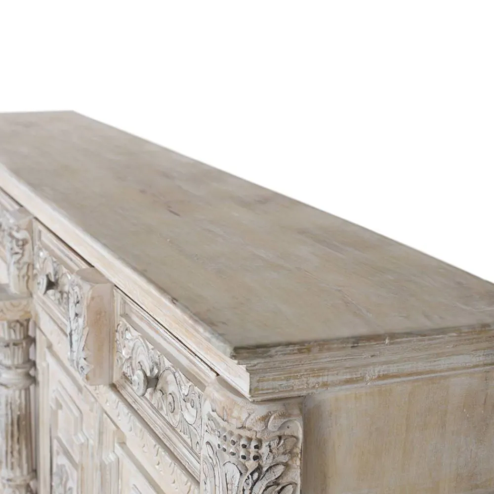 Wohnen Sideboards<Vintage Design Sideboard in Holz White Wash - Cionga