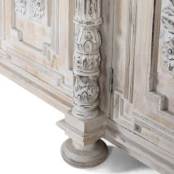 Wohnen Sideboards<Vintage Design Sideboard in Holz White Wash - Cionga