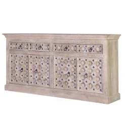 Wohnen Sideboards<Vintage Design Sideboard in White Wash - Uladan