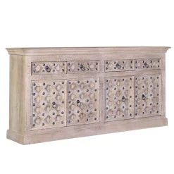 Wohnen Sideboards<Vintage Design Sideboard in White Wash - Uladan