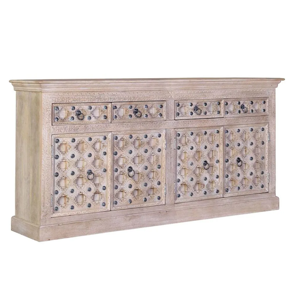 Wohnen Sideboards<Vintage Design Sideboard in White Wash - Uladan