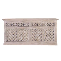 Wohnen Sideboards<Vintage Design Sideboard in White Wash - Uladan