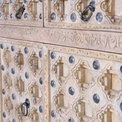 Wohnen Sideboards<Vintage Design Sideboard in White Wash - Uladan