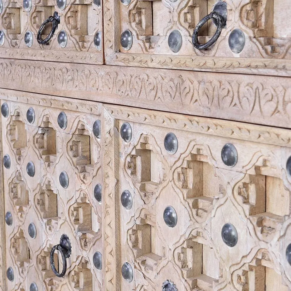 Wohnen Sideboards<Vintage Design Sideboard in White Wash - Uladan