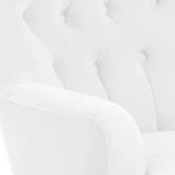 Wohnen Sessel<Vintage Designsessel in Creme und Buche - Ardit