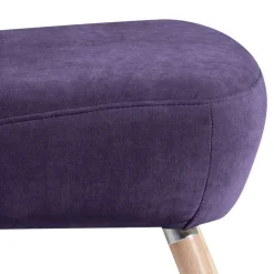Wohnen Sessel<Vintage Look Sessel in Violett Velours - Casir