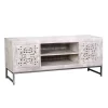 Wohnen Tv & Hifi-Möbel|Lowboards<Vintage Lowboard in Mangoholz White Wash - Fudorus