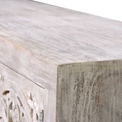 Wohnen Tv & Hifi-Möbel|Lowboards<Vintage Lowboard in Mangoholz White Wash - Fudorus