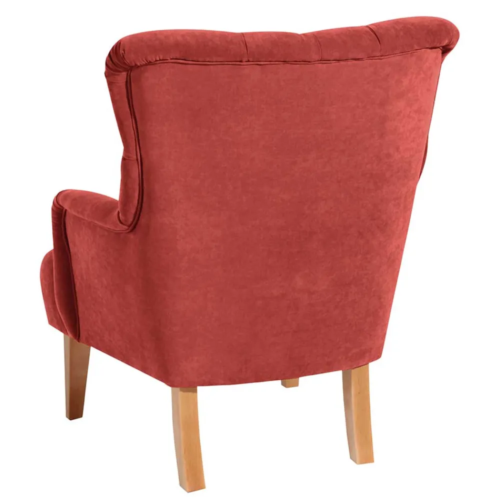 Wohnen Sessel<Vintage Sessel in Terracotta Velours - Granna