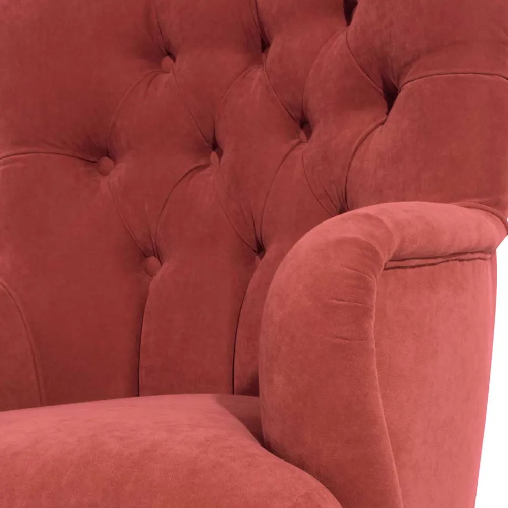 Wohnen Sessel<Vintage Sessel in Terracotta Velours - Granna