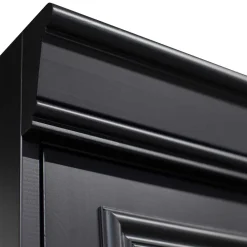 Wohnen Vitrinen<Vintage Vitrinenschrank in Schwarz - Graddos