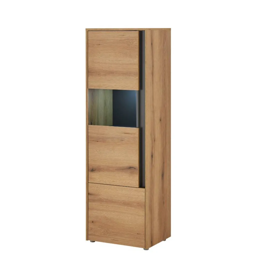 Wohnen Wohnwände<Vitrine und Hängeschränke Set - Colomania (dreiteilig)