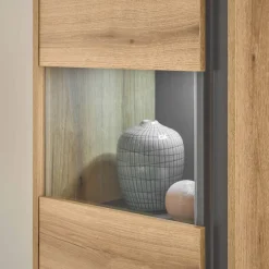 Wohnen Wohnwände<Vitrine und Hängeschränke Set - Colomania (dreiteilig)