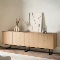Wohnen Wohnwände<Vitrine und TV-Board Set - Jaskin (zweiteilig)