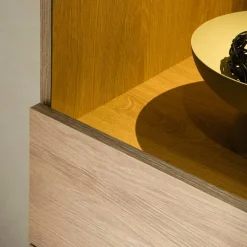 Wohnen Wohnwände<Vitrine und TV-Board Set - Jaskin (zweiteilig)