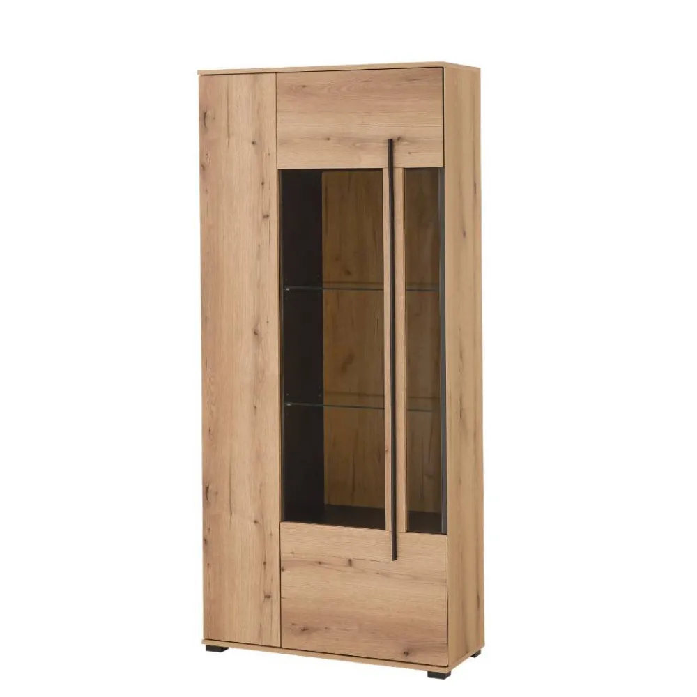 Wohnen Vitrinen<Vitrinen Schrank in Eiche Dekor - Brocus