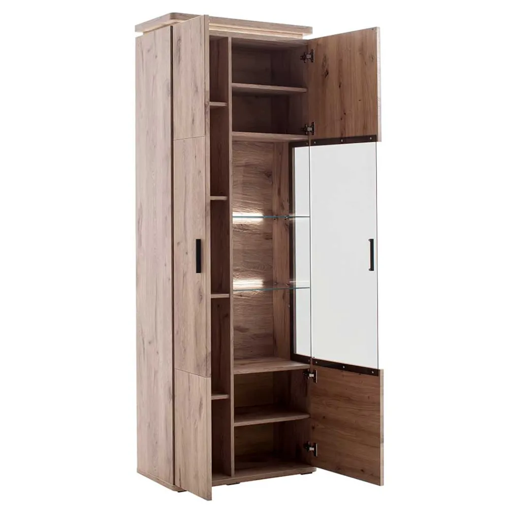 Wohnen Vitrinen<Vitrinenschrank mit LED Beleuchtung - Bekunion