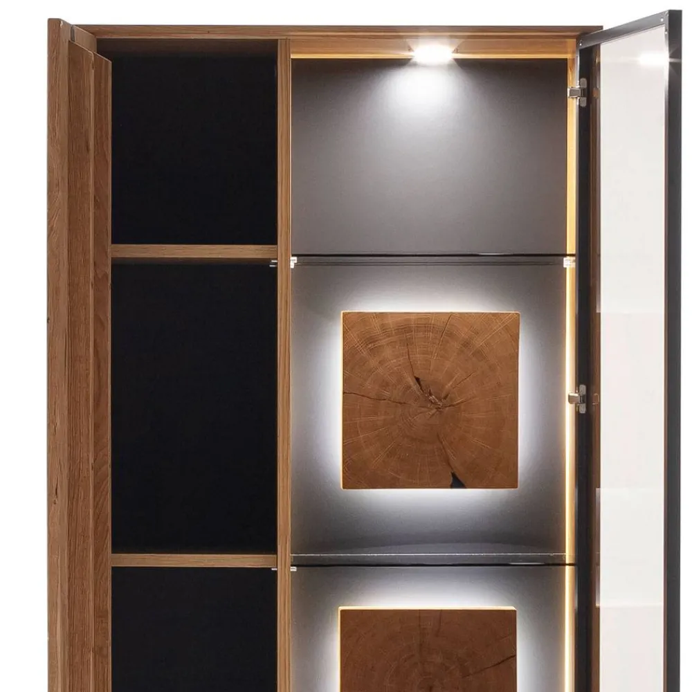 Wohnen Vitrinen<Vitrinenschrank mit Parsolglas - Drinidad