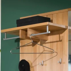 Wohnen Garderoben<Wand Flurgarderobe Wislama aus Kernbuche Massivholz