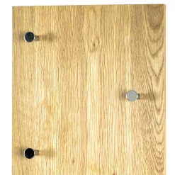 Wohnen Garderoben<Wand Garderobe Eiche Furnier Colocca mit 7 Haken