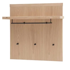 Wohnen Garderoben<Wand Hängegarderobe in Eiche Bianco - Arkadiuz