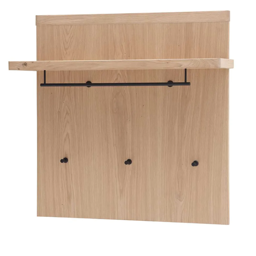 Wohnen Garderoben<Wand Hängegarderobe in Eiche Bianco - Arkadiuz