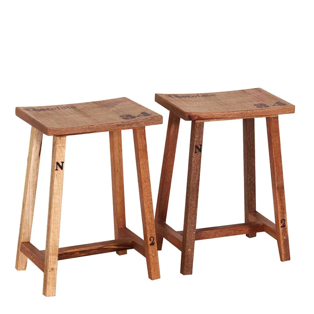 Wohnen Sitzgruppe<Wand Klapptisch & Hocker Set - Indri (dreiteilig)