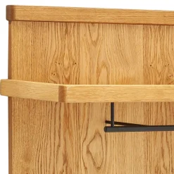 Wohnen Garderoben<Wandgarderobe aus Balkeneiche Massivholz - Robats