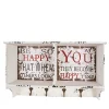 Wohnen Garderoben<Wandgarderobe Esther im Shabby Chic Look