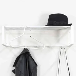 Wohnen Garderoben<Wandgarderobe in Weiß pulverbeschichtet - Torosma
