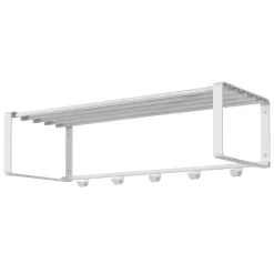 Wohnen Garderoben<Wandgarderobe in Weiß pulverbeschichtet - Torosma