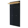 Wohnen Garderoben<Wandgarderobe Lalaika in Anthrazit Glas beschichtet