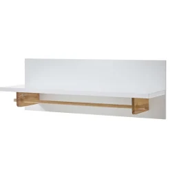 Wohnen Garderoben<Wandgarderobe mit Ablageboden & Holzstange - Catia