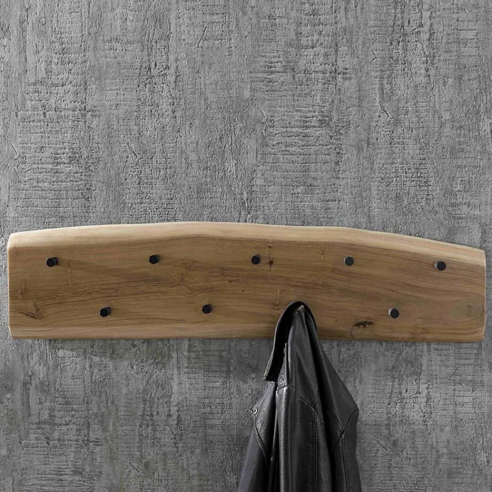 Wohnen Garderoben<Wandgarderobe mit neun Kleiderhaken - Varabera