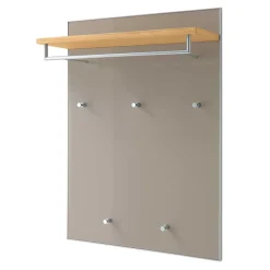 Wohnen Garderoben<Wandpaneel Garderobe Diecca in Taupe