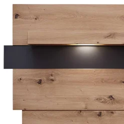 Wohnen Regale<Wandpaneel mit Ablage & LED Beleuchtung - Kuetra