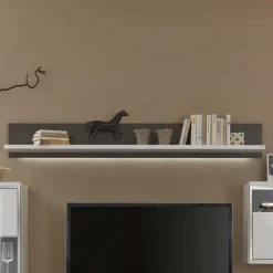 Wohnen Regale<Wandregal Tacroma mit LED Beleuchtung