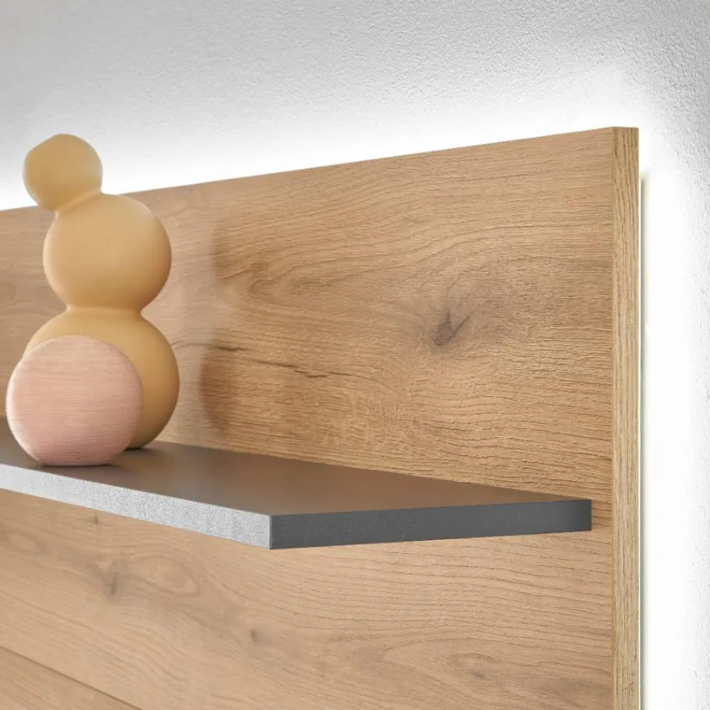 Wohnen Wohnwände<Wandregal-Paneel und TV-Lowboard Set - Colomania (zweiteilig)