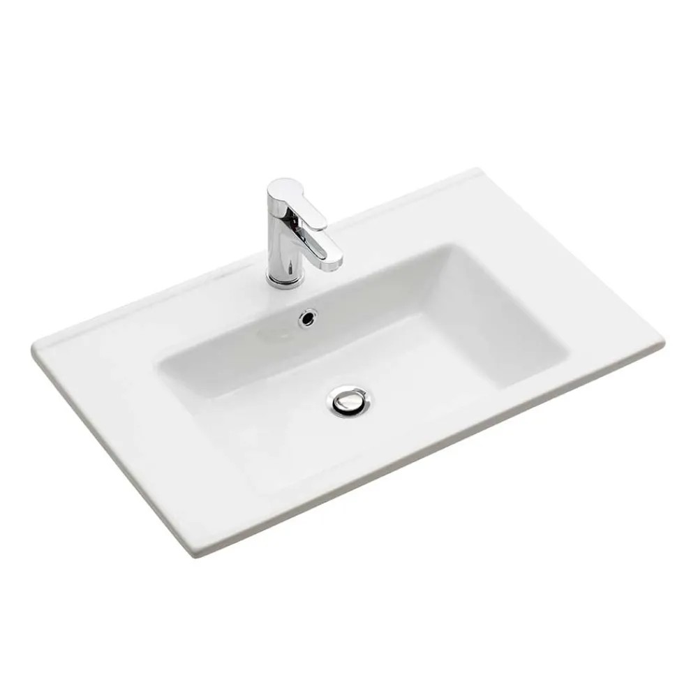 Wohnen Schränke<Waschtischkonsole mit LED Licht - Zenata
