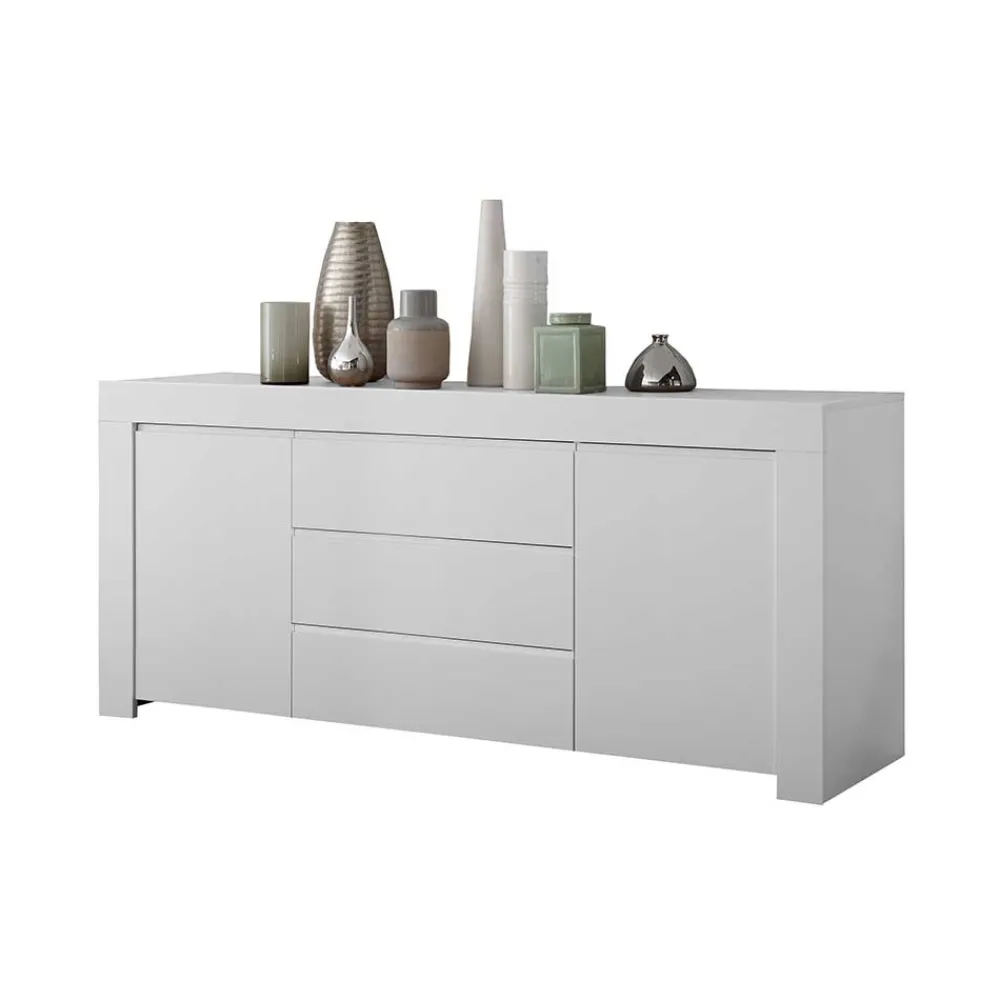 Wohnen Sideboards<Weiß lackiertes Sideboard mit 184 cm Breite - Mikes I