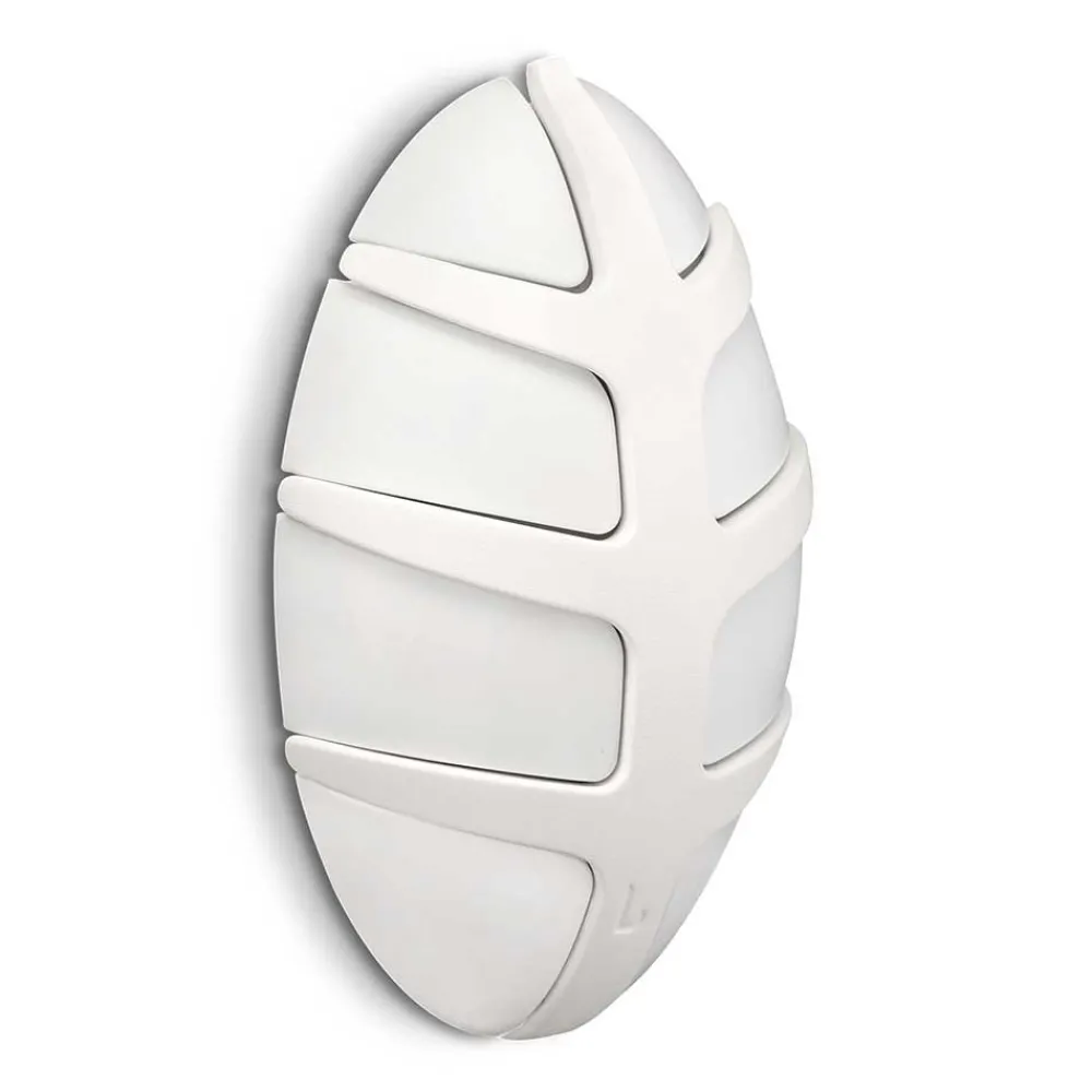 Wohnen Garderoben<Weiße Design Klapphaken in Oval - Egetaria (6er Set)